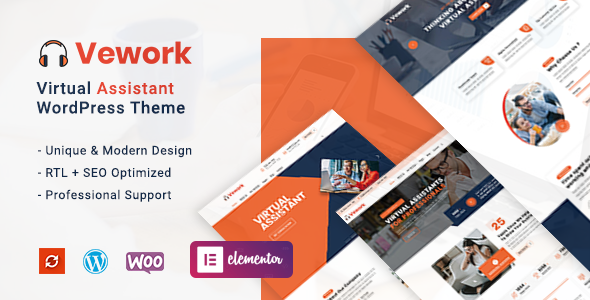 Vework - Virtual Assistant WordPress Theme Logo